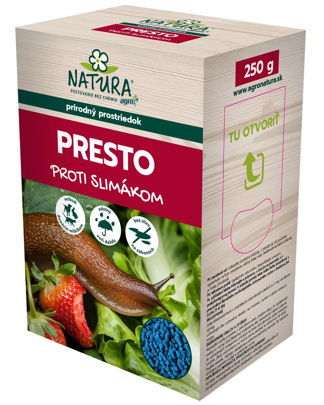 PRESTO - Prírodný prípravok na slimáky a slizniaky