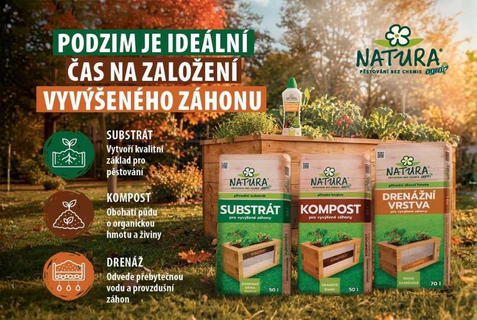 Vyvýšený záhon založte už na podzim. Na jaře můžete rovnou začít pěstovat